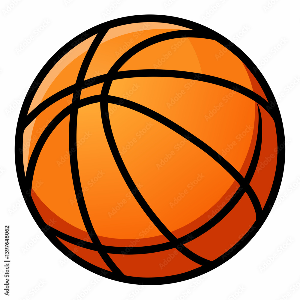 Obraz premium basketball ball vector