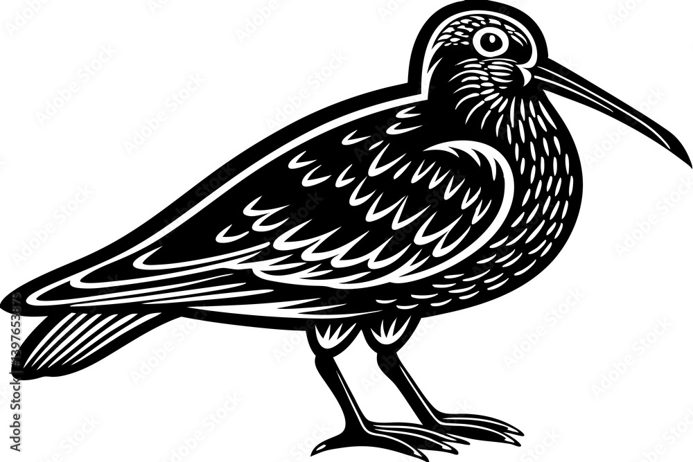 Fototapeta premium Stunning image of a wild bird in its natural habitat, showcasing the grace, color, and freedom of avian wildlife. Ideal for use in nature-themed projects, birdwatching content, environmental campaigns