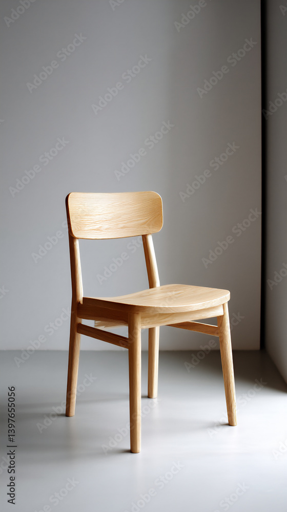 Obraz premium name: minimalist chair,