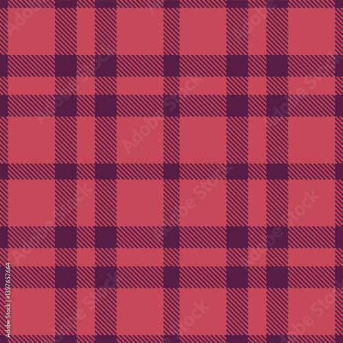 Wallpaper Mural Plaid pattern seamless. Muted plum & Rich dusty red Tartan Textile Design.  Torontodigital.ca