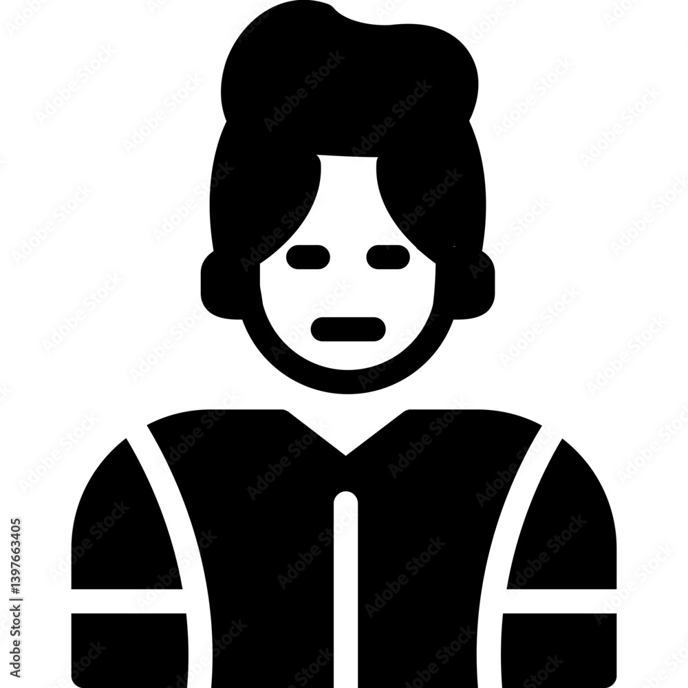 Artist Glyph Icon Artist Glyph Icon
