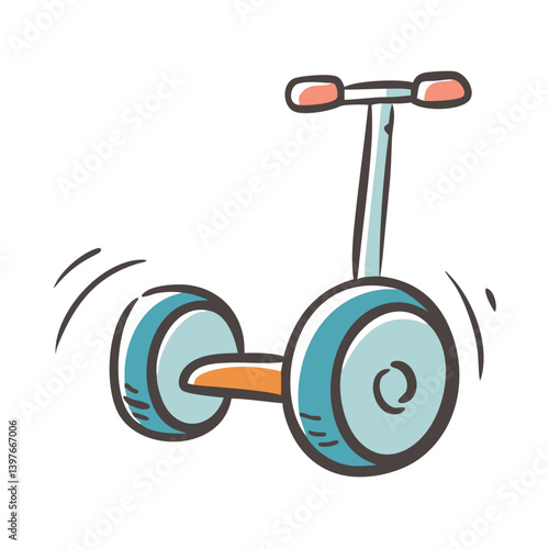 segway icon, segway vector illustration-simple illustration of segway, perfect for segway logos and icons