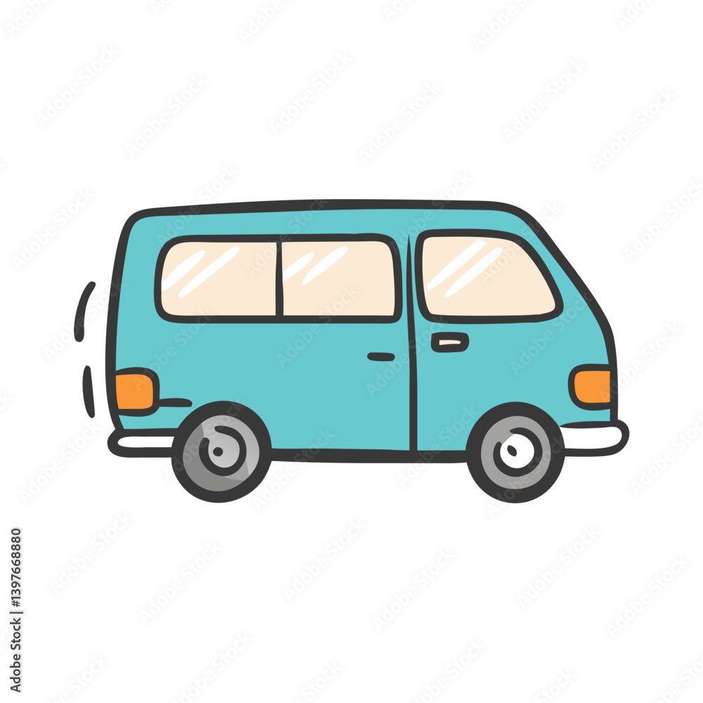van icon, van vector illustration-simple illustration of van, perfect for van logos and icons van icon, van vector illustration-simple illustration of van, perfect for van logos and icons