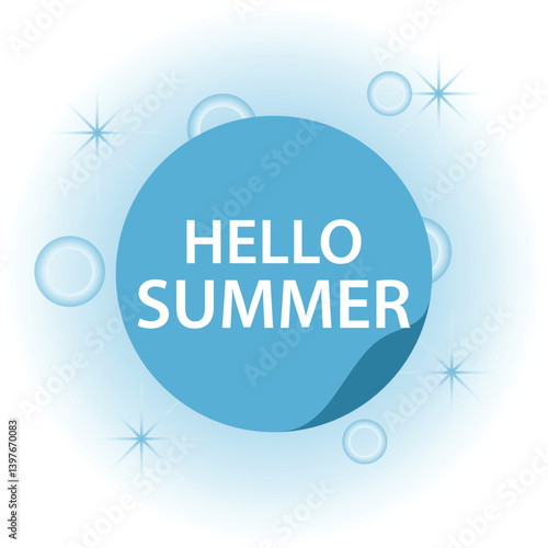 hello summer with 3d topical background leaves.vector illustration background design.