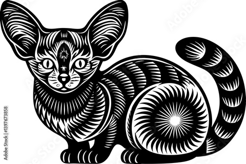 Powerful and captivating image of a wild cat in its natural environment, portraying strength, agility, and untamed beauty. Ideal for use in wildlife documentaries, nature-themed designs, conservation 
