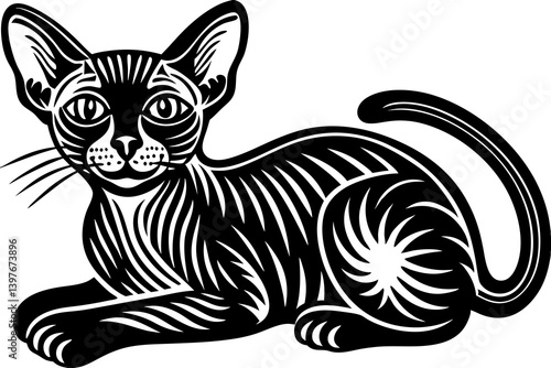 Powerful and captivating image of a wild cat in its natural environment, portraying strength, agility, and untamed beauty. Ideal for use in wildlife documentaries, nature-themed designs, conservation 