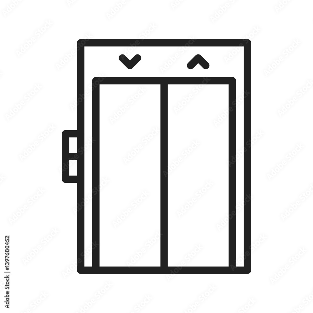 Elevator icon vector image. Suitable for mobile apps, web apps and print media. Elevator icon vector image. Suitable for mobile apps, web apps and print media.
