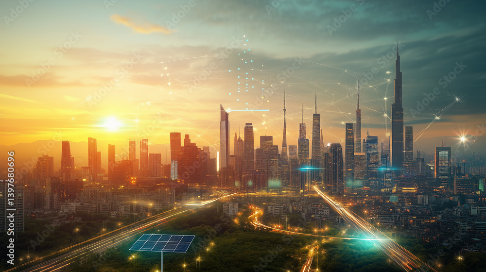 Fototapeta premium abstract technology background