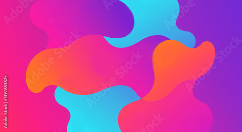 abstract colorful background with bubbles