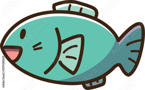 魚　ゆるかわキャラ