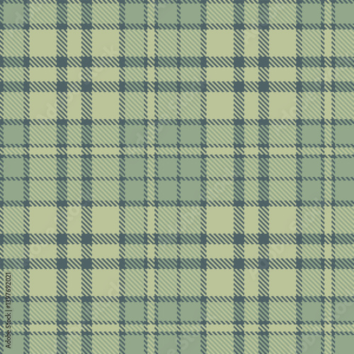 Elegant Classic gunmetal & Vintage putty Seamless Tartan Textile Design