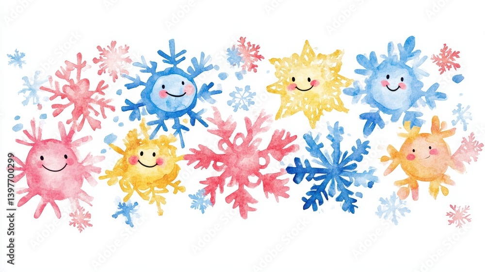 Obraz premium set of christmas elements