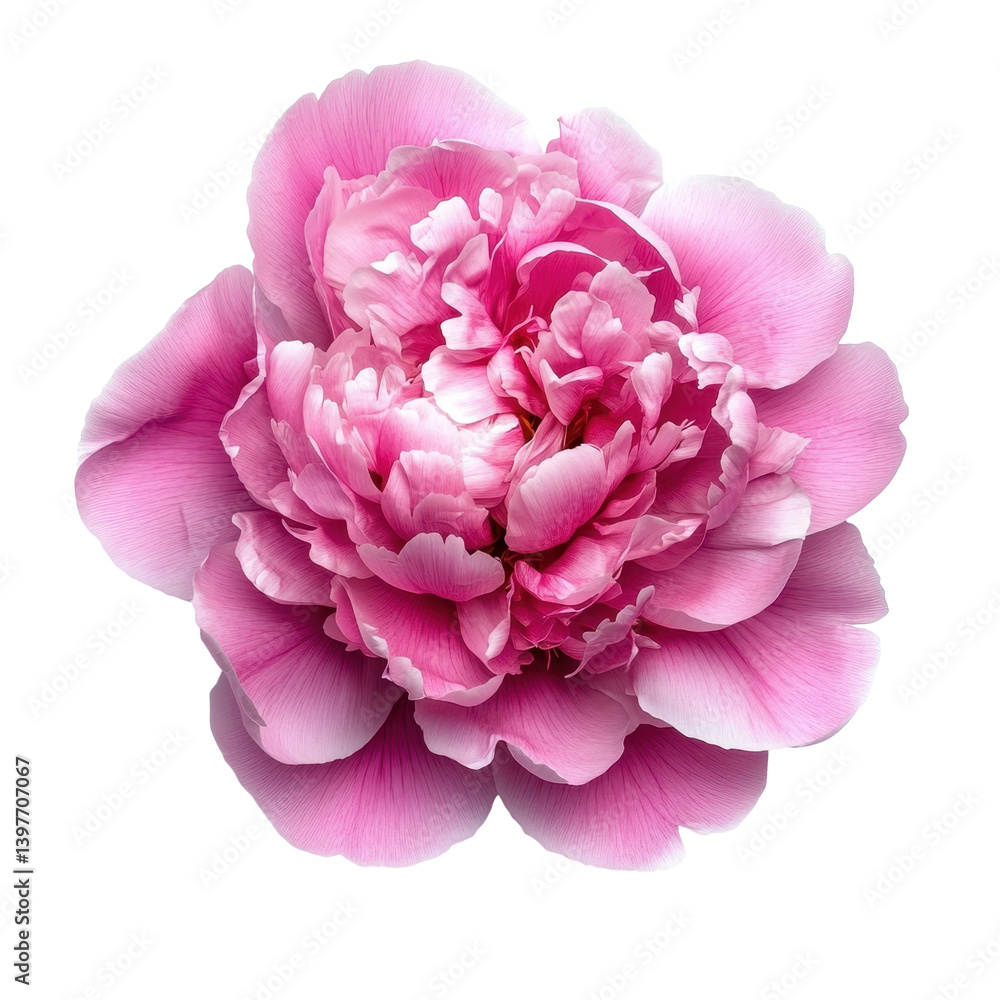 Peony isolated on white background Peony isolated on white background