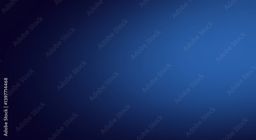 Fototapeta premium Deep blue to dark gradient background abstract design with smooth transition for digital use