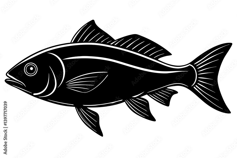 Clean and scalable fish vector illustration perfect for aquatic-themed designs, seafood branding, marine education materials, and creative digital projects. Easily editable and ideal for use in logos, Clean and scalable fish vector illustration perfect for aquatic-themed designs, seafood branding, marine education materials, and creative digital projects. Easily editable and ideal for use in logos,
