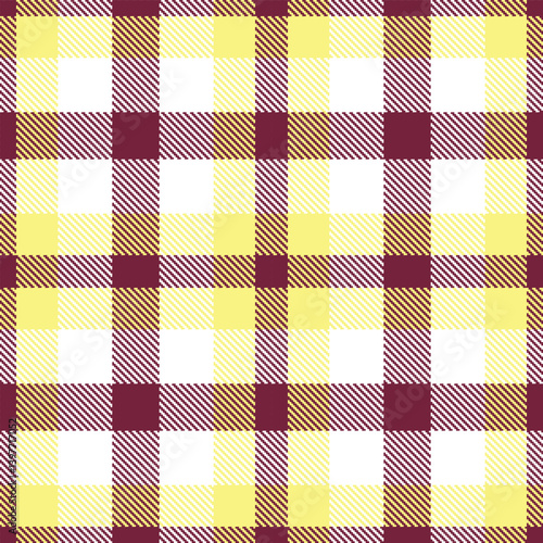 Elegant Metallic merlot & Light manilla Seamless Tartan Textile Design