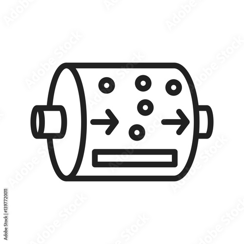 Chemical Vapor Deposition icon vector image. Suitable for mobile apps, web apps and print media.