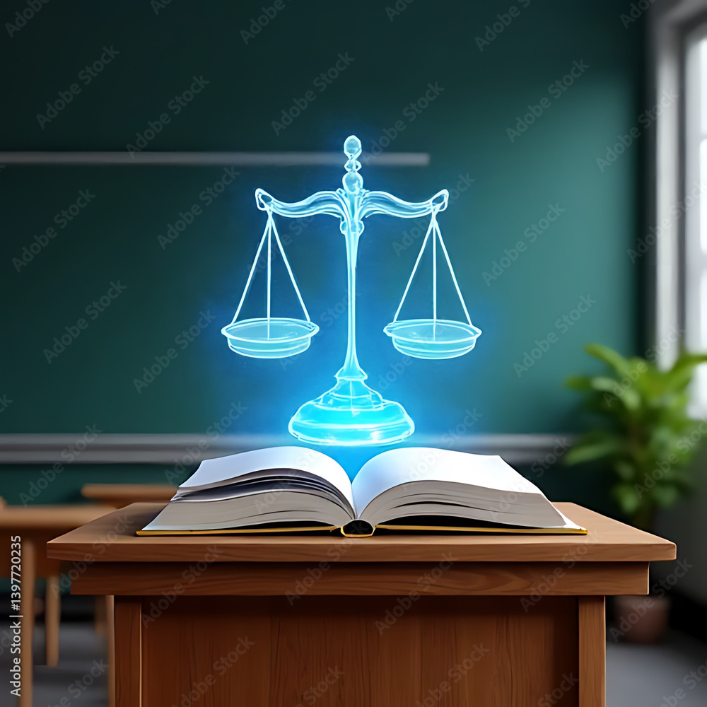 Legal education event scales of justice in an informative classroom learning environment Legal education event scales of justice in an informative classroom learning environment