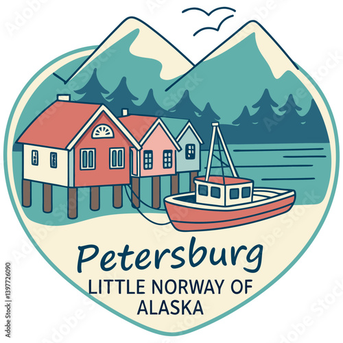Wallpaper Mural Petersburg Little Norway of Alaska Torontodigital.ca