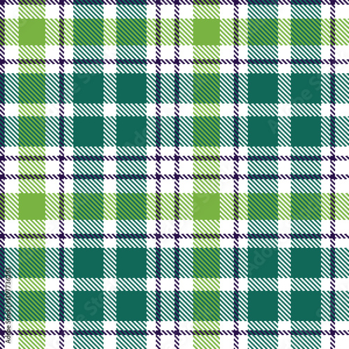 Elegant Seamless Tartan featuring Cool white and Neon dark indigo Textile Design