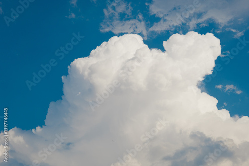 blue sky with clouds