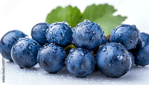 Wallpaper Mural Fresh Grapes Close-Up Torontodigital.ca