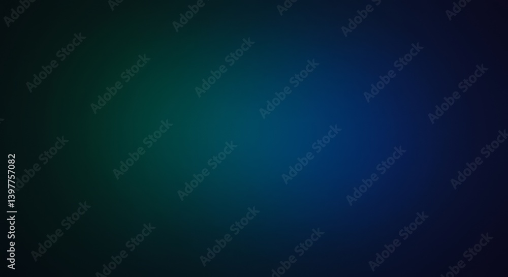 Obraz premium Gradient background with smooth blue and green transition for abstract visual graphic design use