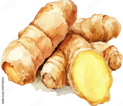 croissant isolated on white background