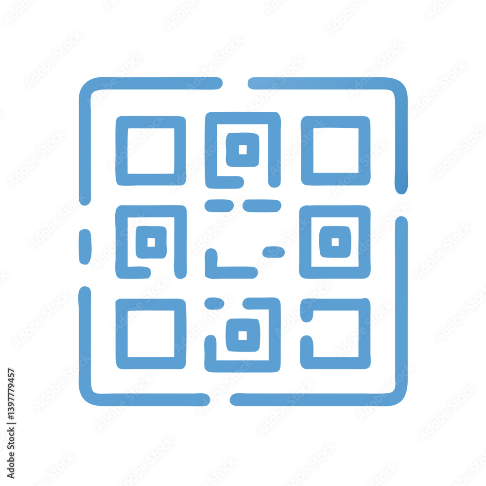 Stylized QR code icon for scanning and digital access
Stylized QR code icon for scanning and digital access