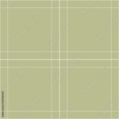 Highland white Seamless Tartan with Rich putty accents Textile Design