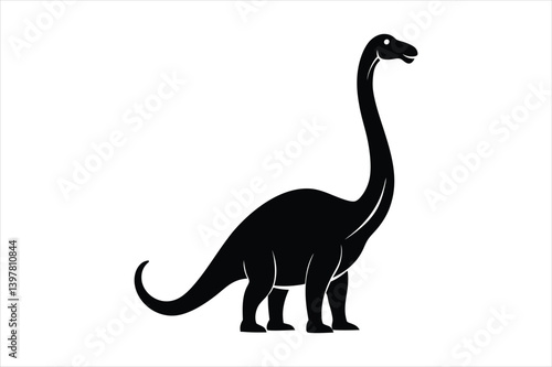 dinosaur sauropod silhouette