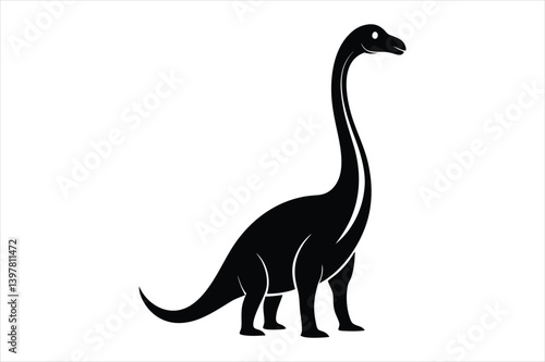 dinosaur sauropod silhouette