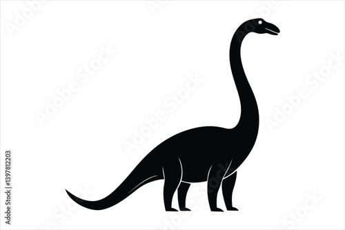dinosaur sauropod silhouette
