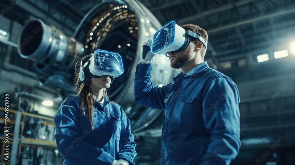 VR training of factory workers VR training of factory workers