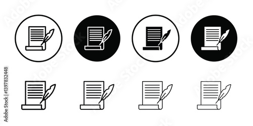History icon logo set vector