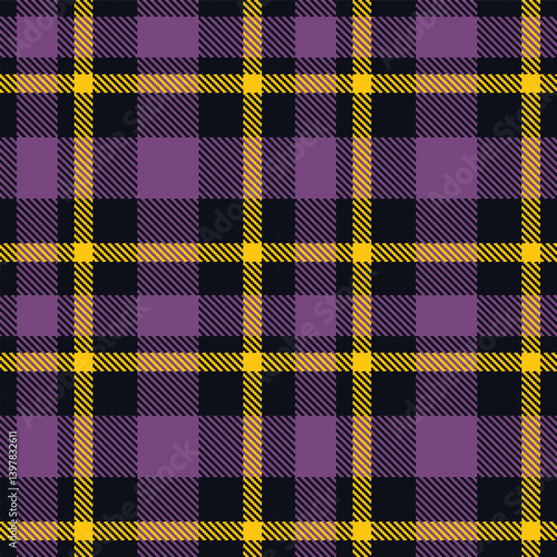 Plaid pattern seamless. Sandy almost black & Neon bruise Tartan Textile Design. 