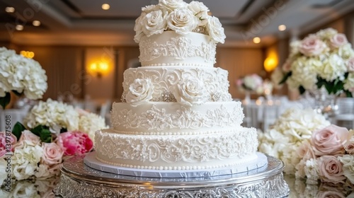 Elegant wedding cake