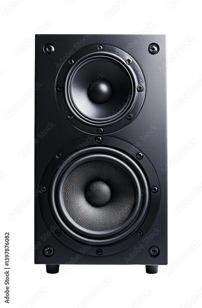 Dynamic home audio equipment elevate sound quality now isolated on transparent background png Dynamic home audio equipment elevate sound quality now isolated on transparent background png