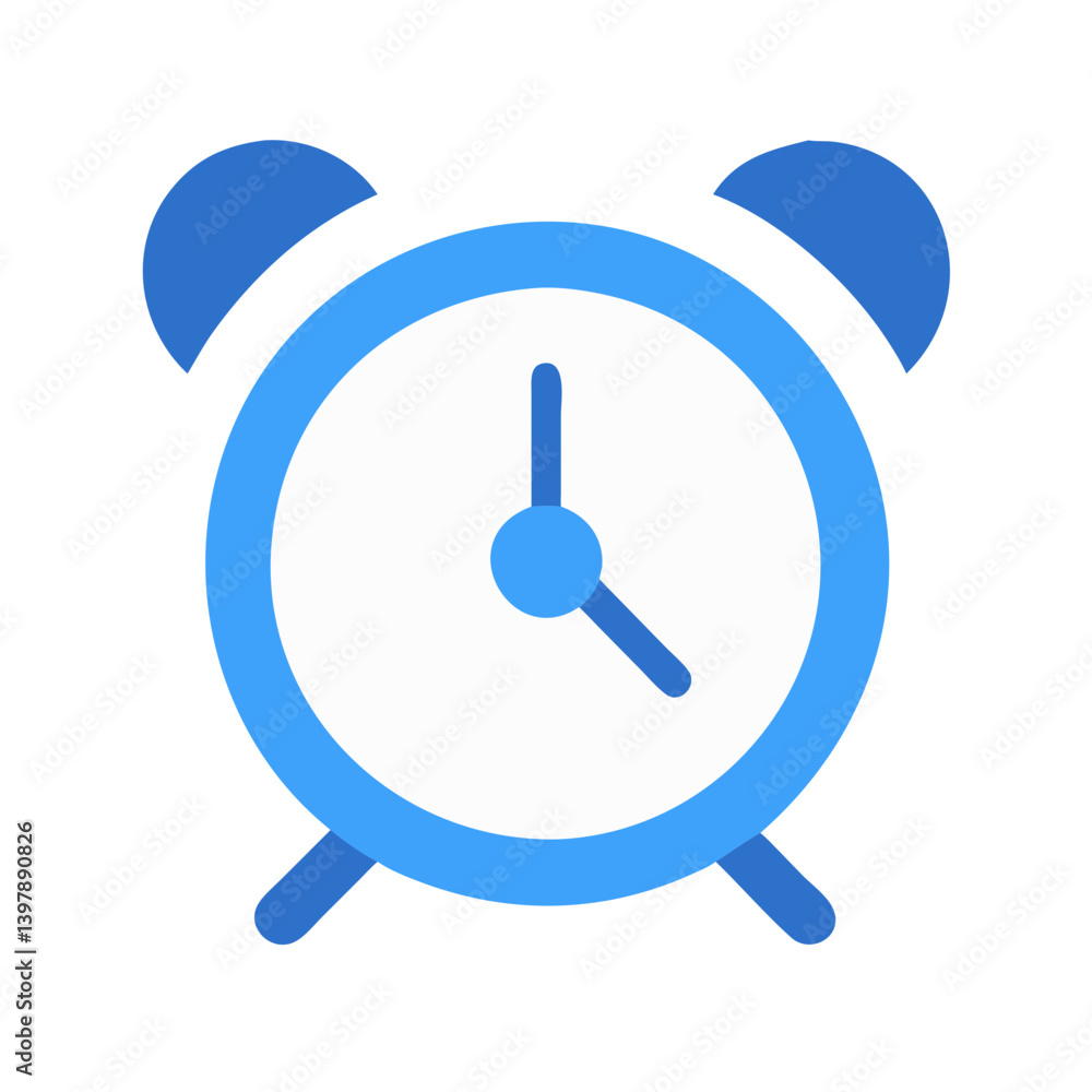 Stylish Icon of Alarm Clock Design Stylish Icon of Alarm Clock Design