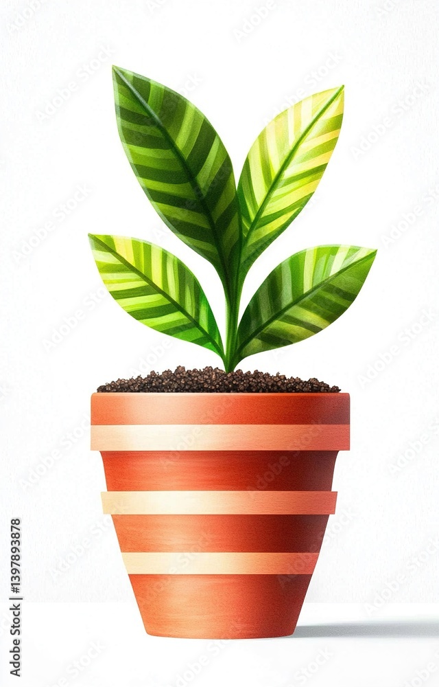 Fototapeta premium plant in pot