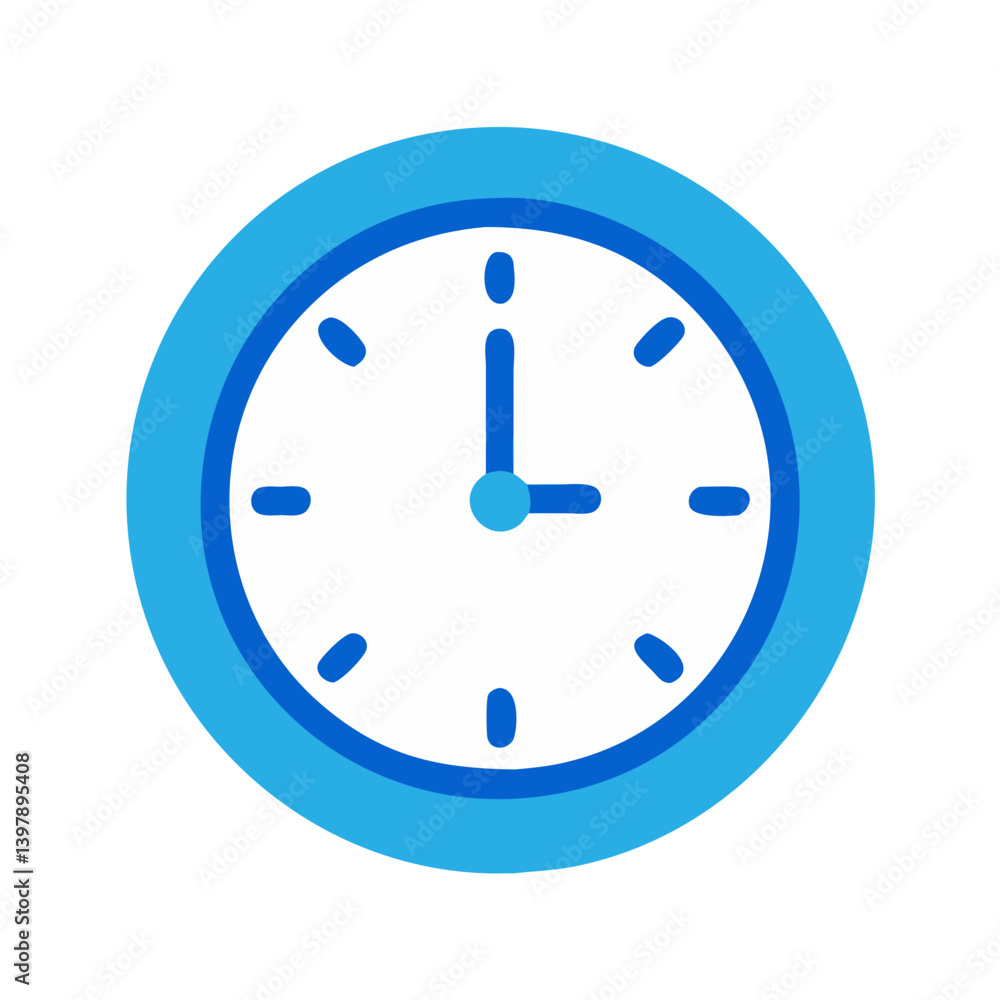  Creative Circular Frame Clock Design Icon