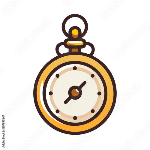  Classic Pocket Watch Icon for Vintage Style