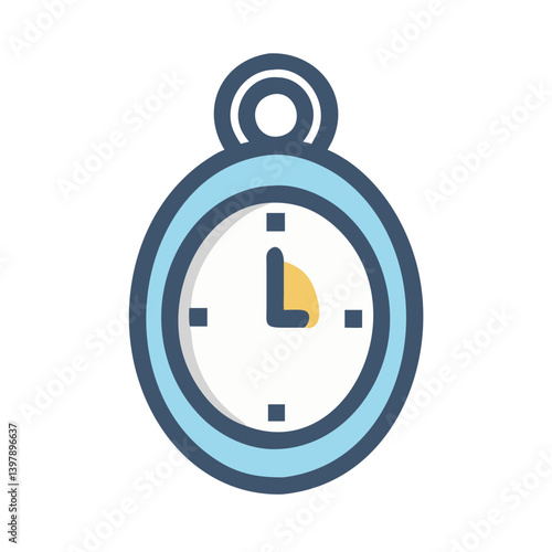  Elegant Compact Oval Chronograph Design Icon
