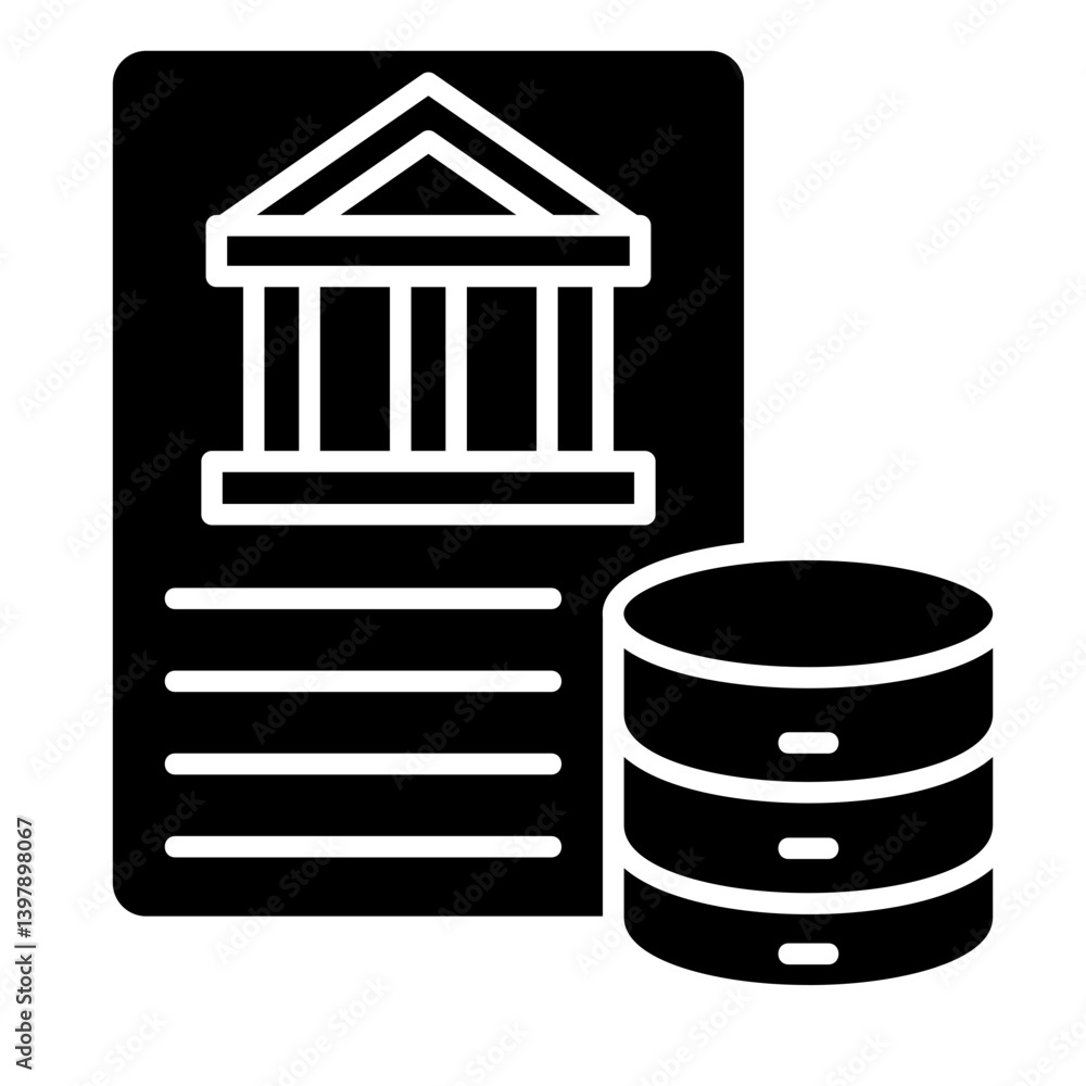 Data Governance Framework Icon Element For Design Data Governance Framework Icon Element For Design