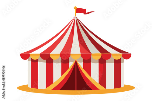 circus tent vector illustration