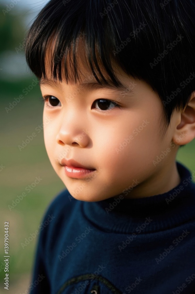 there is a young boy that is looking at the camera there is a young boy that is looking at the camera