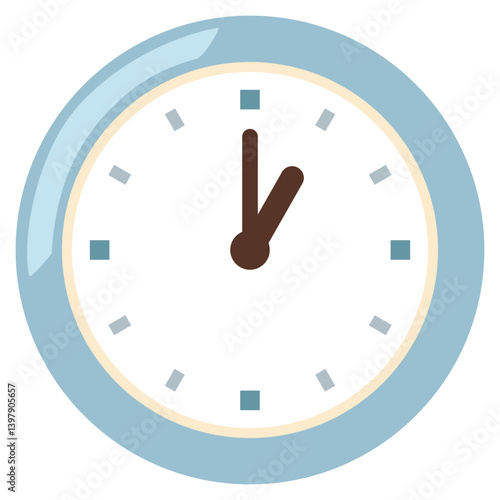 One O'Clock Emoji

