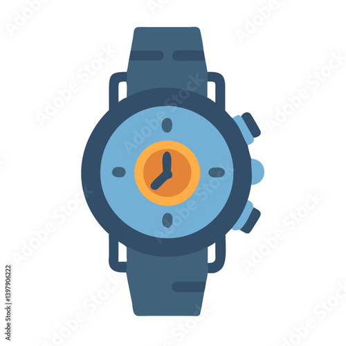  Stylish Hybrid Chronograph Watch Graphic