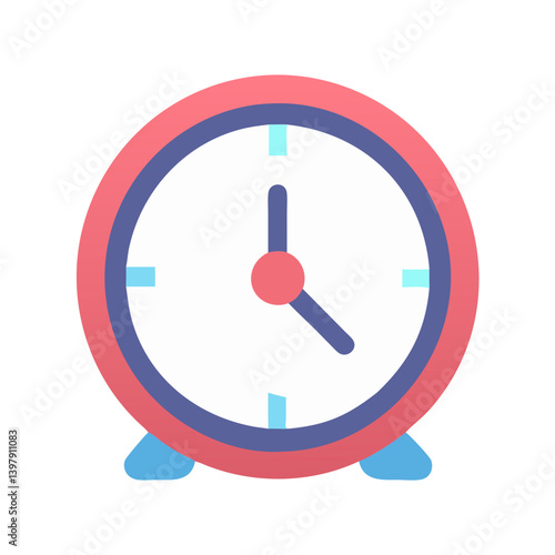 Free Download  Stylish Modern Clock Graphic - GFXLoad