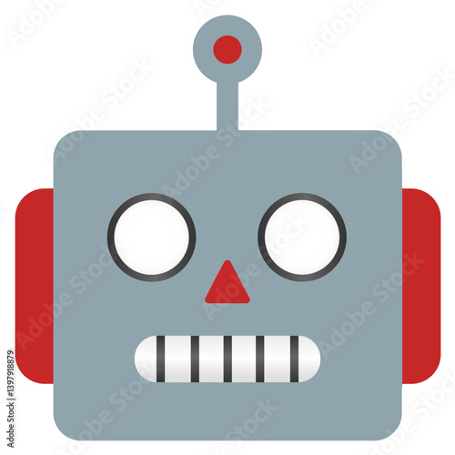 Robot Face Emoji
